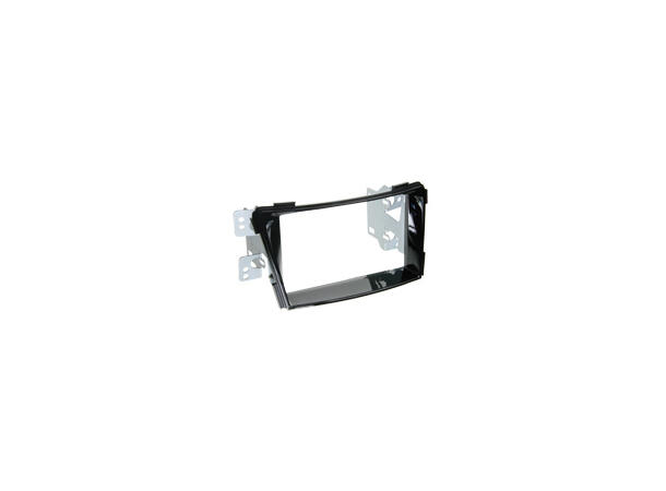 Monteringsramme - Pianosort, 2-DIN Hyundai i40 (2011-2019) u/navi 
